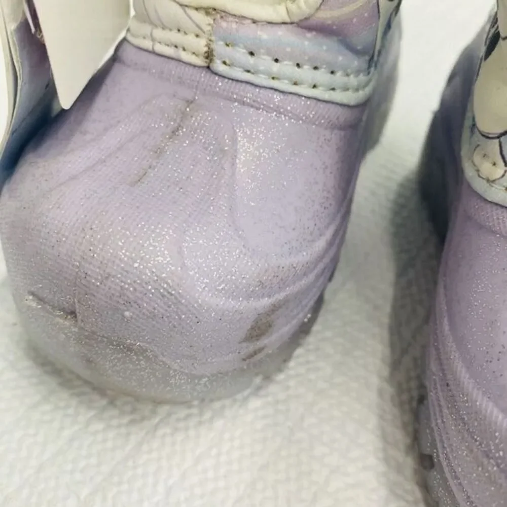 Disney® Frozen Toddler Girl's Lighted Winter Snow Boot‎ Size 5 NEW